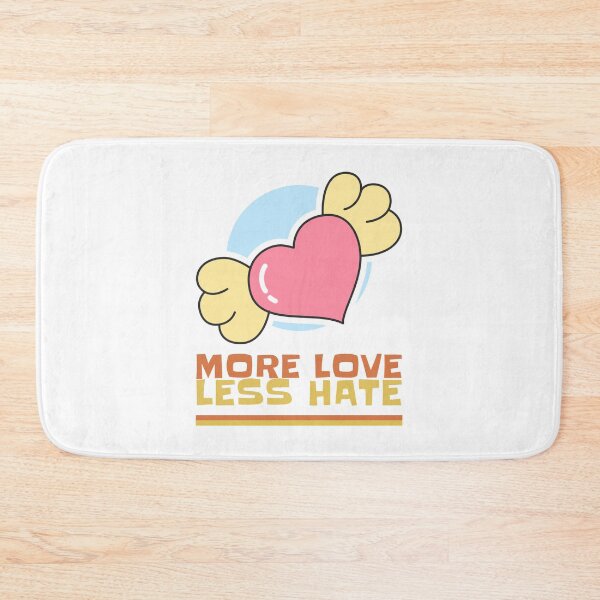 Item preview, More Love, Less Hate - Winged Heart designed and sold by TatteredFaith.