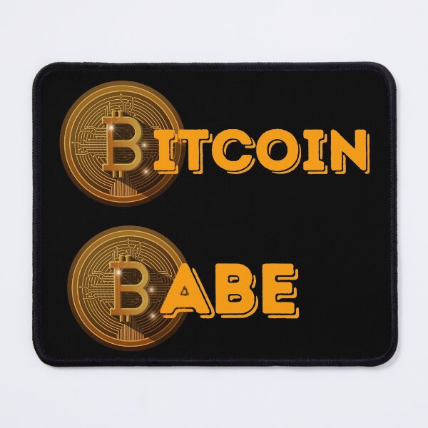 Item preview, Bitcoin Babe-Black Background  designed and sold by Trendi61.