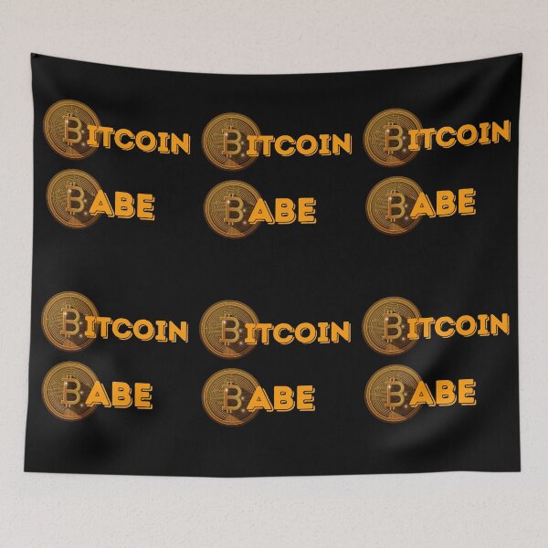 Item preview, Bitcoin Babe-Black Background  designed and sold by Trendi61.