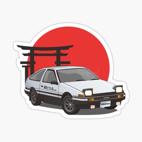 Anime Drift Stickers for Sale