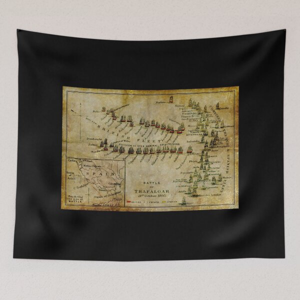 Item preview, Battle of Trafalgar - Attack Plan designed and sold by moviemaniacs.