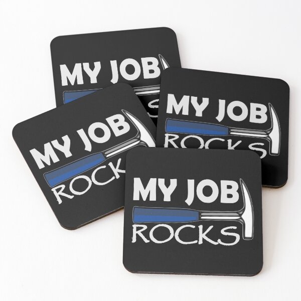 Item preview, Geologist, the job that Rocks!! (on black) designed and sold by Groenendijk.