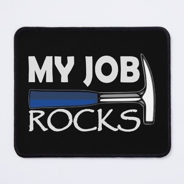 Item preview, Geologist, the job that Rocks!! (on black) designed and sold by Groenendijk.
