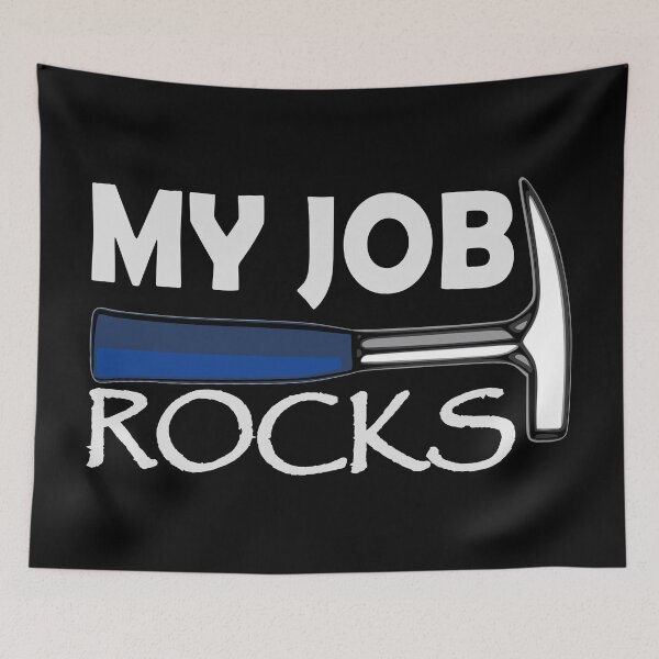 Item preview, Geologist, the job that Rocks!! (on black) designed and sold by Groenendijk.