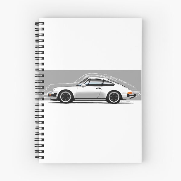 Item preview, My drawing of the iconic German sports car (for dark backgrounds) designed and sold by designjaag.