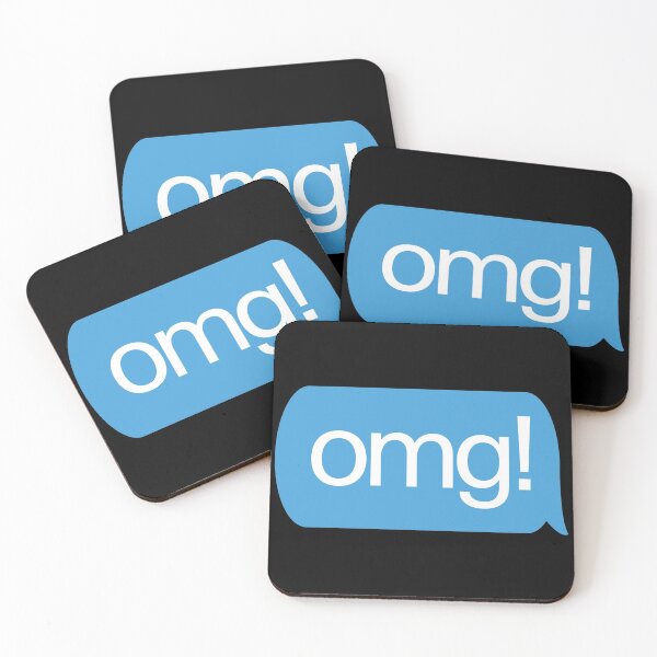 Item preview, omg! - Oh my god! text message chat bubble design designed and sold by MintGubbins.