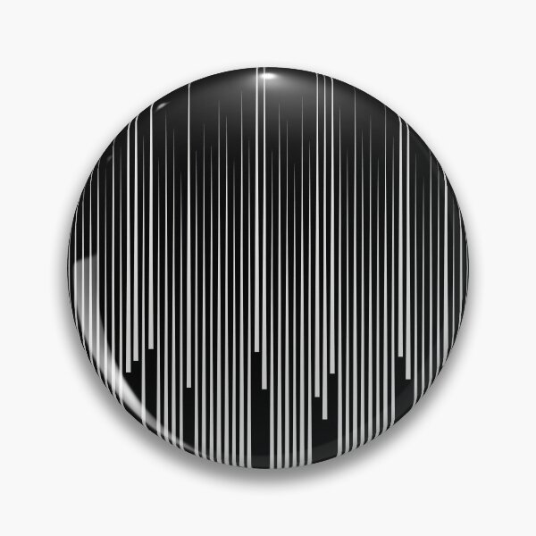 Item preview, Black and Pale Gray Frequency Vertical Stripe Pattern Pairs Dulux 2022 Popular Colour Sloe Flower designed and sold by ColorOfTheYears.