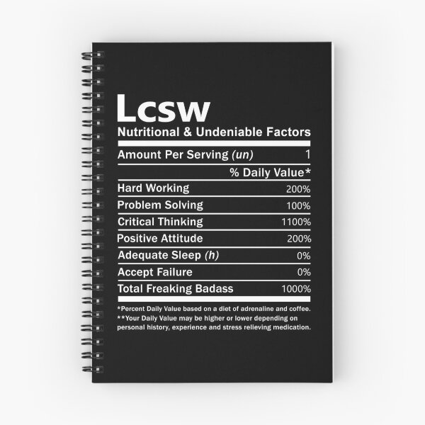Item preview, Lcsw T Shirt - Nutritional and Undeniable Factors Gift Item Tee designed and sold by oslandefren.