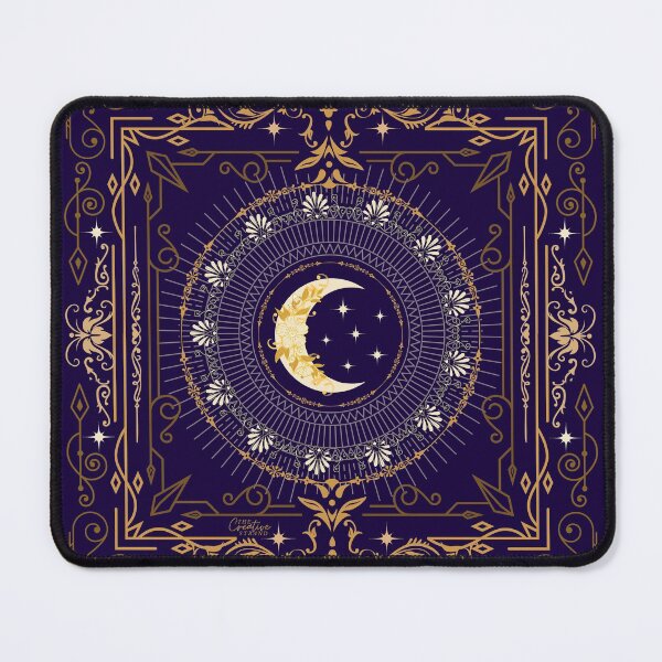 Item preview, Ornamental moon design designed and sold by CreativeStrand.
