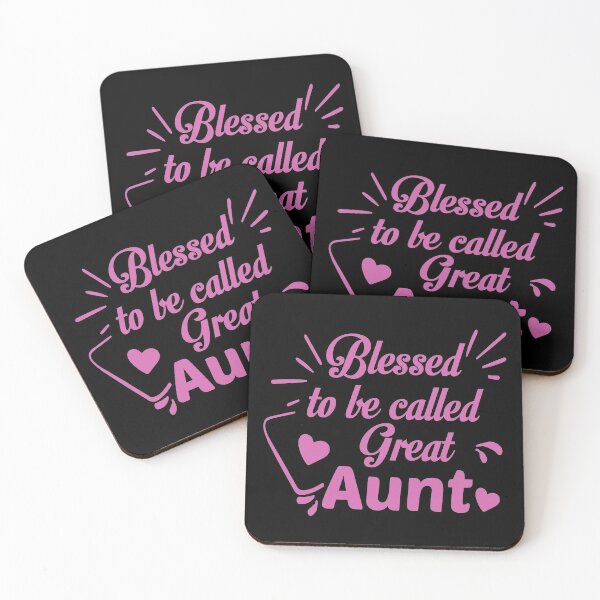 Item preview, Blessed To Be Called Great aunt, cute cool quote saying designed and sold by YARA TS.