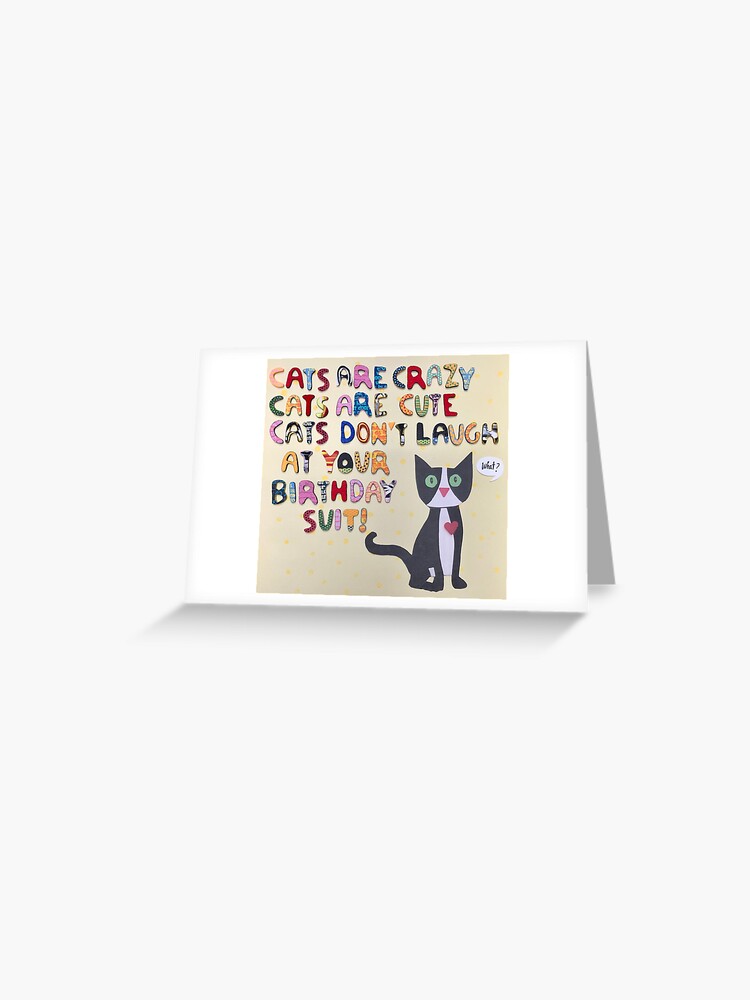 Birthday Suit Card