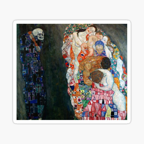 Aperçu de l'œuvre La mort et la vie, Gustav Klimt créée et vendue par superbling.
