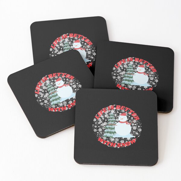 Item preview, Life Is Better With Snow , funny snowman, gift for Christmas, gift for winter and snow lovers designed and sold by Special-Art1.