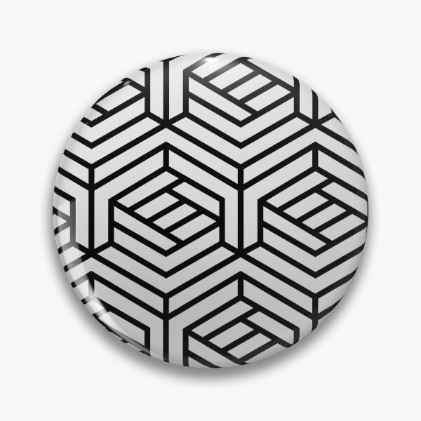 Item preview, Black and Pale Gray Cube Geometric Shape Pattern Pairs Dulux 2022 Popular Colour Sloe Flower designed and sold by ColorOfTheYears.