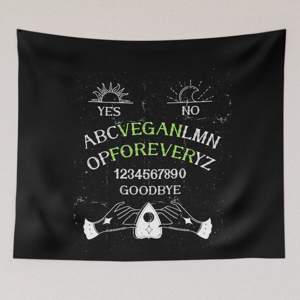 Item preview, Vegan Forever Ouiji Board designed and sold by nanogarbanzo.