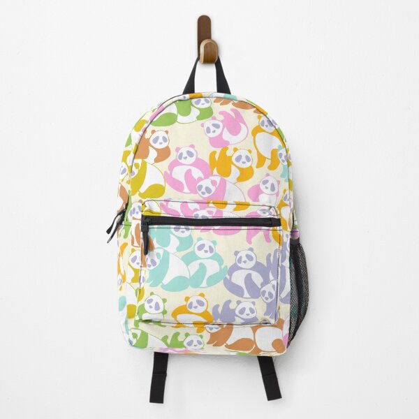 Item preview, Pastel Panda Playground - Retro Rainbow colours designed and sold by Dominiquevari.