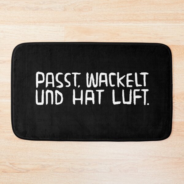 Item preview, Passt, wackelt und hat Luft, Lustiger Handwerker Spruch designed and sold by badlydrawnbabe.