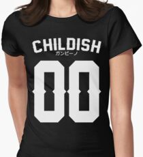 Childish Jersey v2: White Women's Fitted T-Shirt