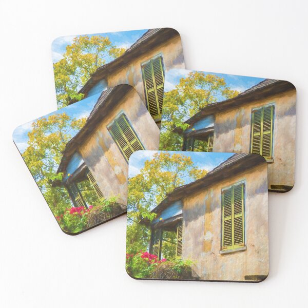 Item preview, Green Shutters Stucco Walls designed and sold by RichFrancoCars.