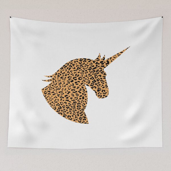 Item preview, Haute Leopard Cute Unicorn With Leopard Print designed and sold by HauteLeopard.