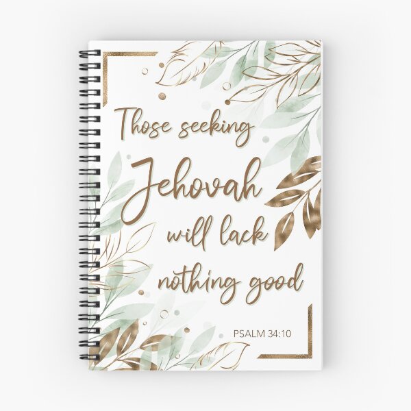 Item preview, JW 2022 Yeartext - Those seeking Jehovah will lack nothing good (Psalm 34:10) designed and sold by LiliGalerie.