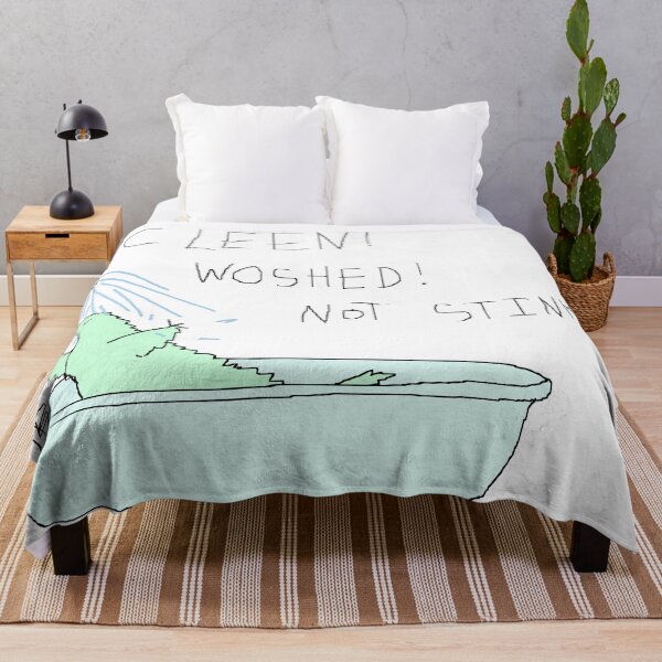 Item preview, Clean! Washed! Not stinky! designed and sold by Vincent Briggs.