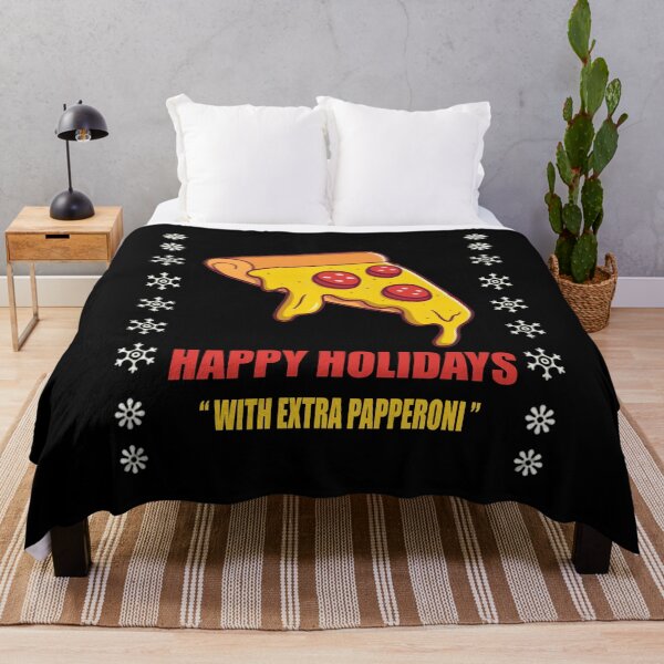 Item preview, HAPPY HOLIDAYS WITH EXTRA PAPPERONI designed and sold by RetroFrame.