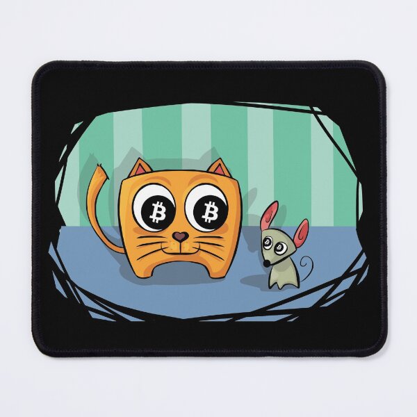 Item preview, Bitcoin Cat and Mouse designed and sold by GraffitiSoup.
