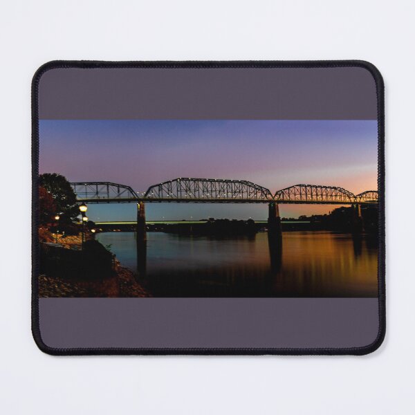 Item preview, Chattanooga River Bridge in Rainbow Sunset  Colors designed and sold by nbrandsberg.