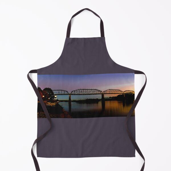 Item preview, Chattanooga River Bridge in Rainbow Sunset Colors designed and sold by nbrandsberg.