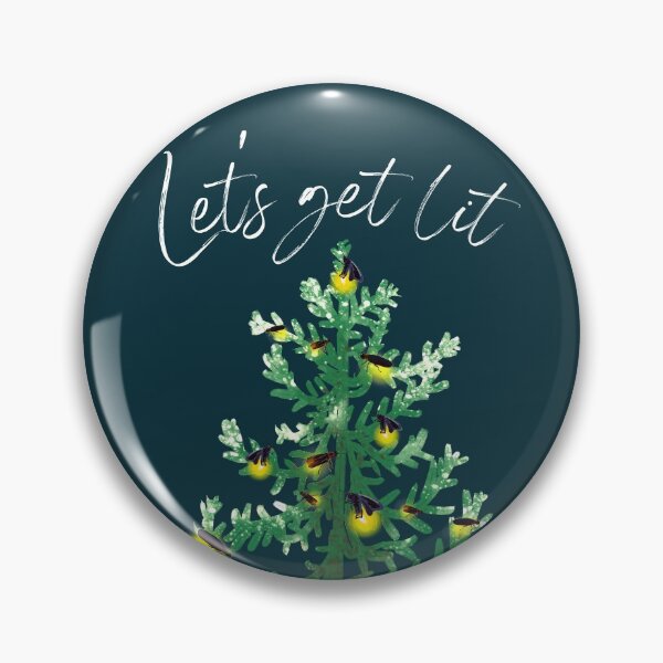 Item preview, Christmas Fireflies | Lets Get Lit designed and sold by techno-mantis.