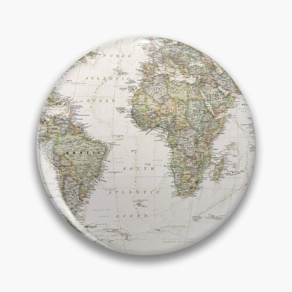 Item preview, World map Antique style 2007 designed and sold by Lefteris Betsis.