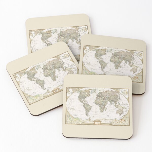 Item preview, World map Antique style 2007 designed and sold by Lefteris Betsis.