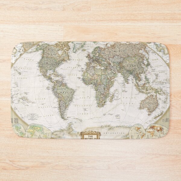 Item preview, World map Antique style 2007 designed and sold by Lefteris Betsis.