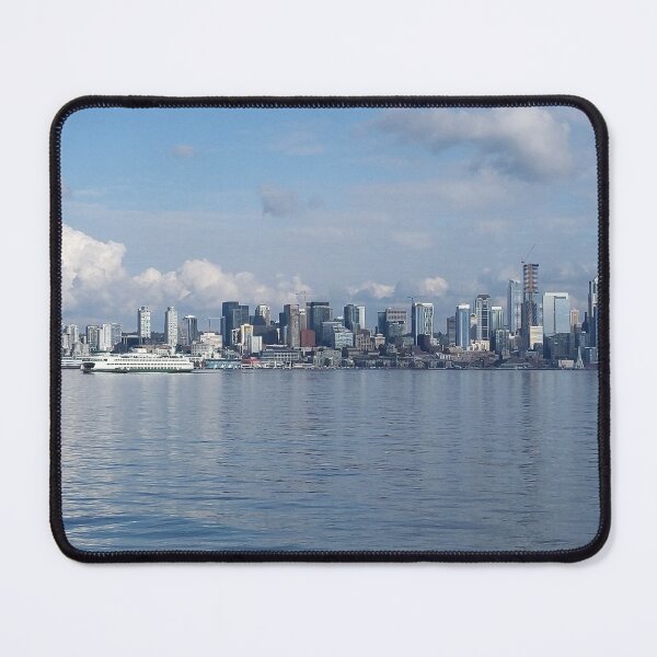 Item preview, Seattle from Alki Beach designed and sold by Shapes-Mania.
