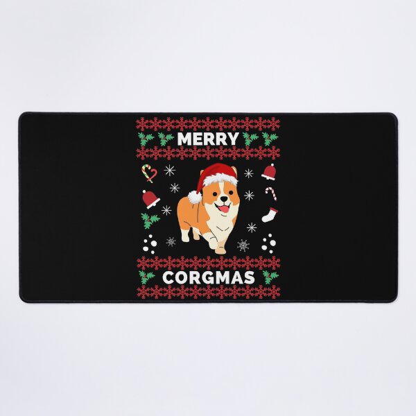 Item preview, Corgi Dog Merry Corgmas Santa Corgi Ugly Christmas Sweater - Corgi Ugly Christmas Sweater Merry Corgmas Santa Corgi - Christmas Corgi Merry Corgmas designed and sold by ExploreTheStore.
