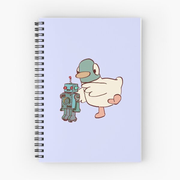 Item preview, I draw duck with robot / sarah and duck  designed and sold by RansRoom.