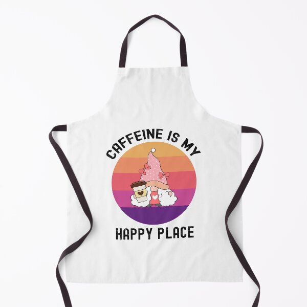 Item preview, Caffeine Is My Happy Place, Coffee Gnome Time designed and sold by SportyDogShop.