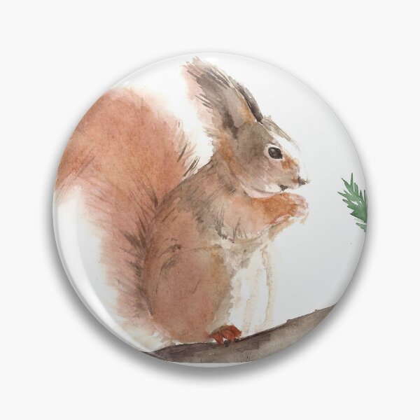 Item preview, watercolour painting of a squirrel designed and sold by Karottenlotte.