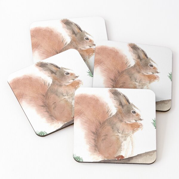 Item preview, watercolour painting of a squirrel designed and sold by Karottenlotte.