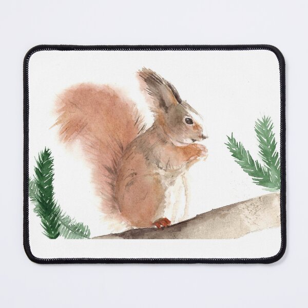 Item preview, watercolour painting of a squirrel designed and sold by Karottenlotte.