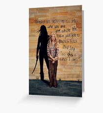 This is Who I Am Greeting Card