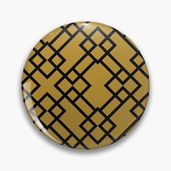 Item preview, Black and Golden Brown Minimal Line Art Pattern Pairs Dulux 2022 Popular Colour Healing Spice designed and sold by ColorOfTheYears.