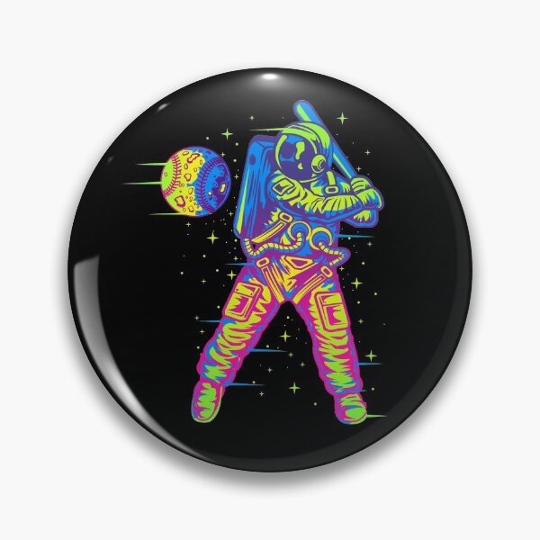 Item preview, Astronaut Spaceman Baseball Player designed and sold by ThreadsNouveau.