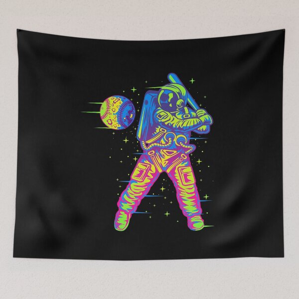 Item preview, Astronaut Spaceman Baseball Player designed and sold by ThreadsNouveau.