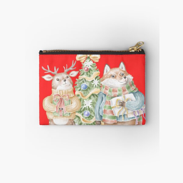 Item preview, Deer and Fox in Christmas Mood designed and sold by captainpeakart.