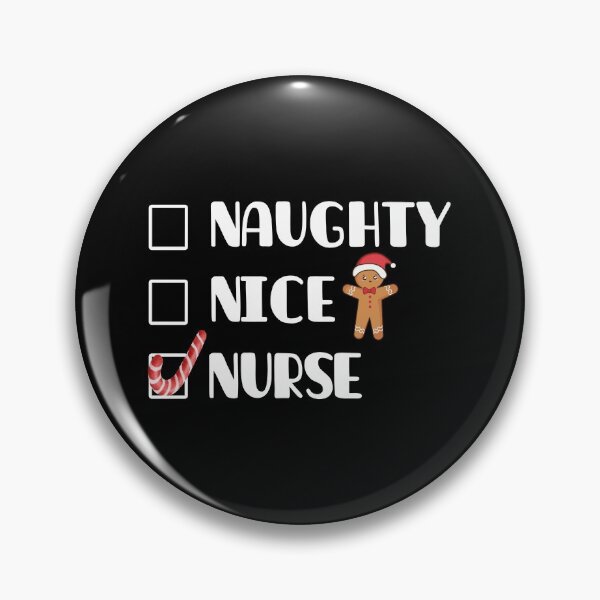 Item preview, Naughty Nice Nurse - Funny Nurse Christmas Gift for nurse designed and sold by AsmArt-co.