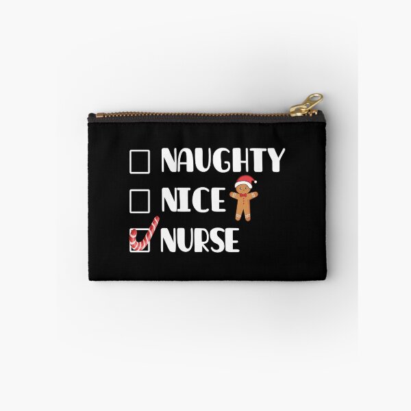 Item preview, Naughty Nice Nurse - Funny Nurse Christmas Gift for nurse designed and sold by AsmArt-co.
