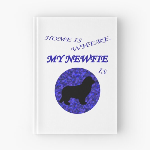 Artikelvorschau, Home Is Where My Newfie Is entworfen und verkauft von Moonyflower.