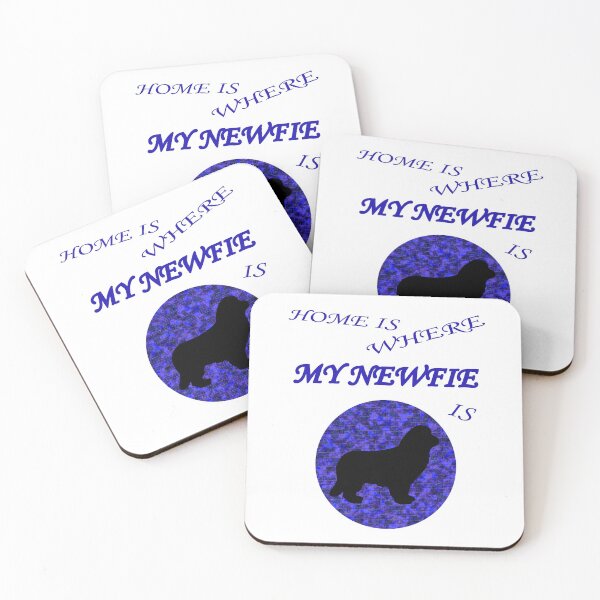 Item preview, Home Is Where My Newfie Is designed and sold by Moonyflower.